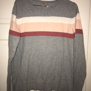 Grey & Pink Sweater